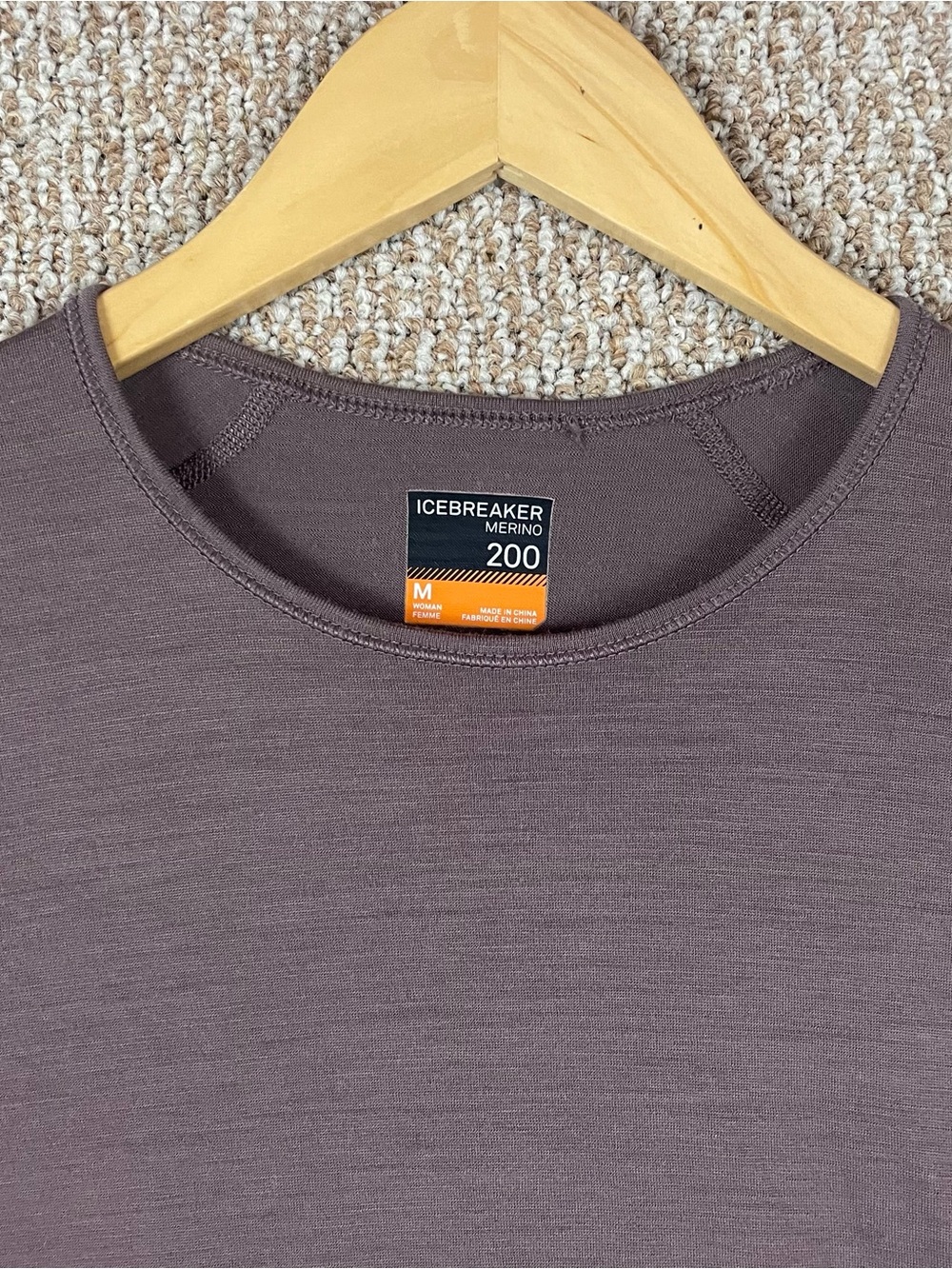 Icebreaker Shirt Womens Medium Merino 200 Wool Performance Base Layer Hiking 298 - Picture 2 of 10